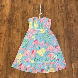 Vintage Lilly pulitzer Lilly's strapless dress 8
